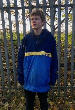 VINTAGE BERGHAUS QUARTER ZIP DEAN STREET STYLE SMOCK JACKET