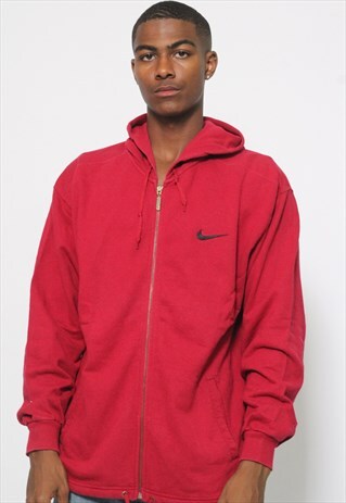 VINTAGE NIKE HOODIE RED