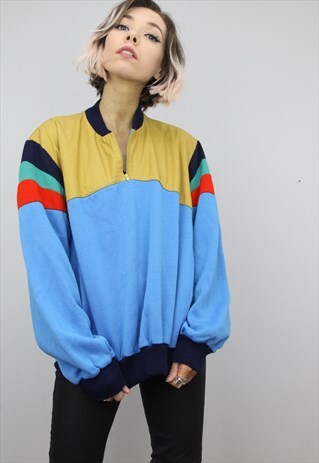 VINTAGE 90S OVERSIZED SWEATER SWEATSHIRT TOP