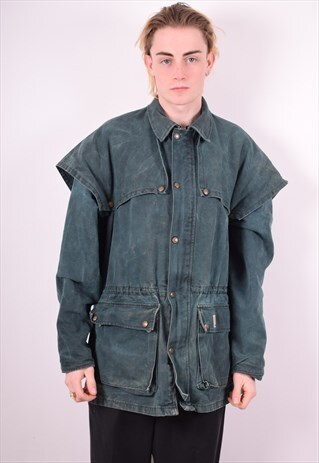 MENS VINTAGE JACKET XL GREEN 90'S