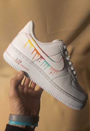 PASTEL DRIP AIR FORCE 1S