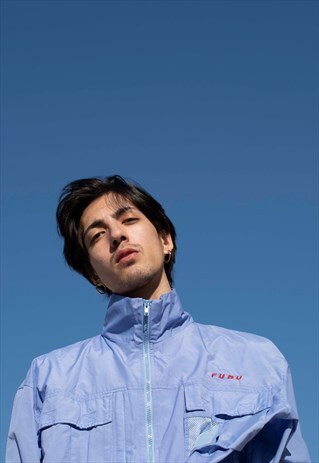 90S / Y2K VINTAGE FUBU UTILITY TRACK JACKET
