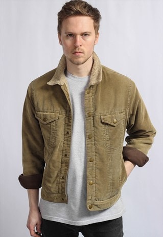 VINTAGE CORDUROY FLEECE LINED JACKET