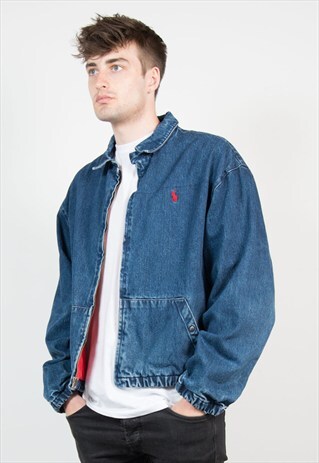 RALPH LAUREN DENIM BOMBER JACKET