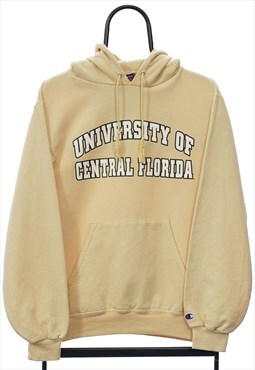 Vintage Champion University of Central Florida Yellow Hoodie