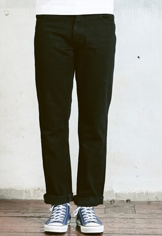 VINTAGE BLACK WRANGLER JEANS