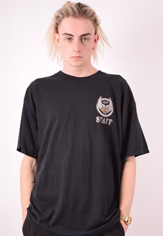 HARLEY-DAVIDSON MENS VINTAGE T-SHIRT TOP XL BLACK