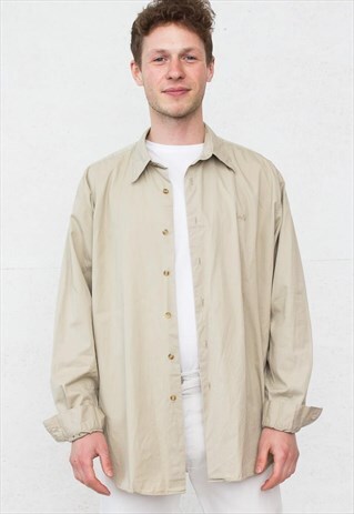 VINTAGE BEIGE LEVI'S LONG SLEEVE SHIRT