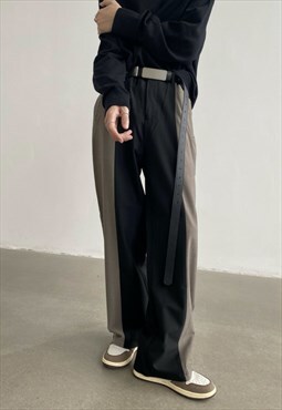 Men's design double color matching trousers a vol.3