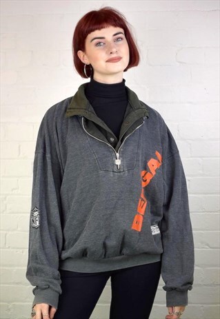 VINTAGE 90'S NFL 1/4 ZIP SWEATSHIRT