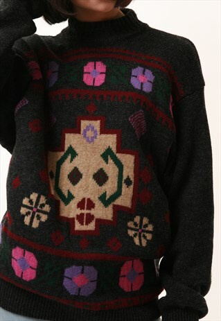 90S VINTAGE BENETTON UNITED COLORS SWEATER WOOL JUMPER 13371