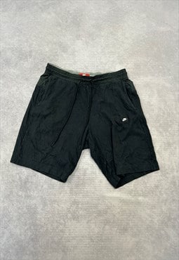 Nike Shorts Black Sweat Shorts with Logo