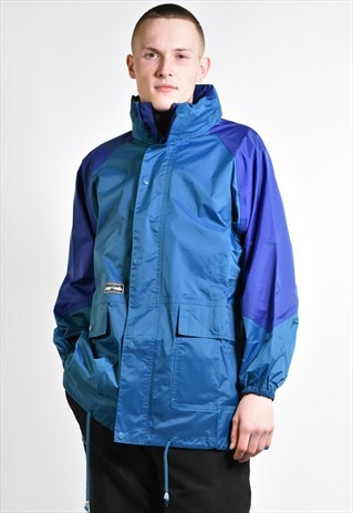 VINTAGE 1990S COLOUR BLOCK ANORAK
