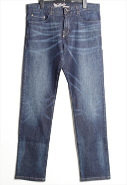 Vintage Woolrich Jeans Denim Low Rise Trousers Navy