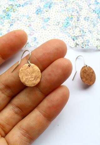COPPER ORB BOHO EARRINGS