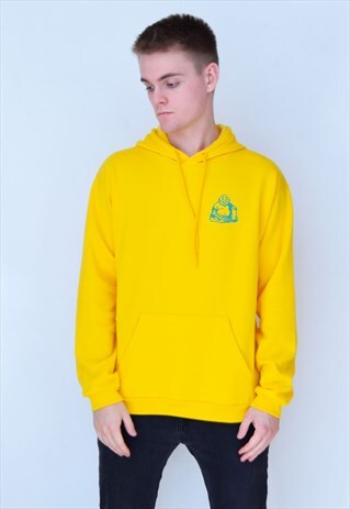 YELLOW BUDDHA (BLUE) HOODIE