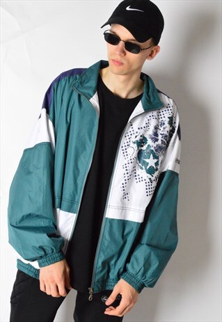 KILLTEC VINTAGE 90S COLOUR BLOCK TRACK JACKET