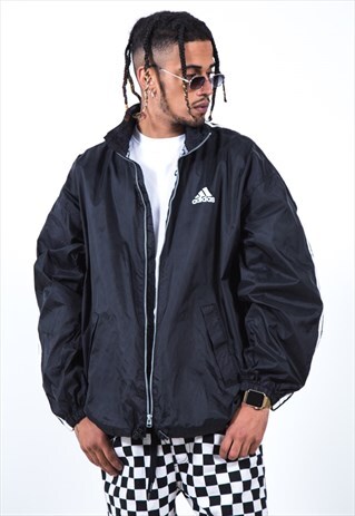 VINTAGE 90S ADIDAS WINDBREAKER JACKET / S2718