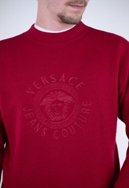Vintage 90s Versace Jeans Couture Quality Rare Sweatshirt