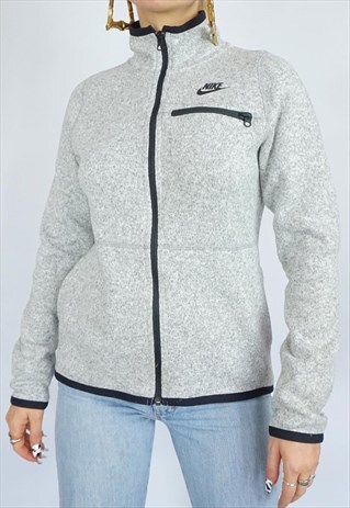 VINTAGE 90S Y2K NIKE ZIP UP FLEECE / JUMPER / SWEATER