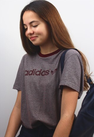 90'S RETRO PURPLE STRIPED T-SHIRT