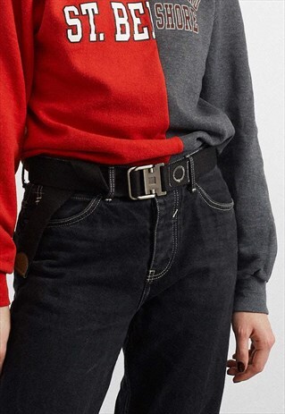 BLACK MCCLANE CANVAS BELT