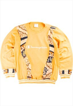 REWORK Nike COOGI   Sweatshirt Men's Small Yellow