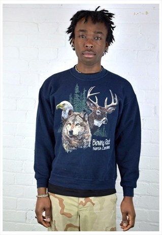 VINTAGE 90'S WOLF SWEATSHIRT