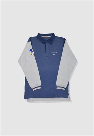 VINTAGE 90S NIKE ITALY NATIONAL FOOTBALL TEAM SWEATSHIRT