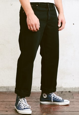 VINTAGE 90S BLACK WRANGLER JEANS