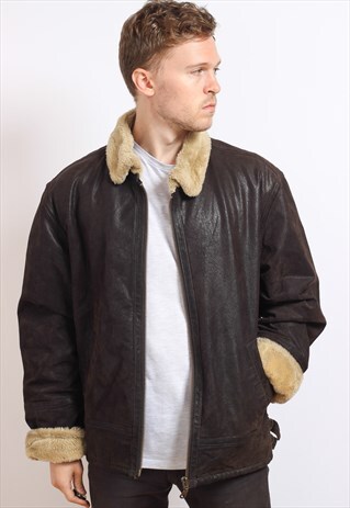 VINTAGE AVIATOR SHEEP SKIN JACKET