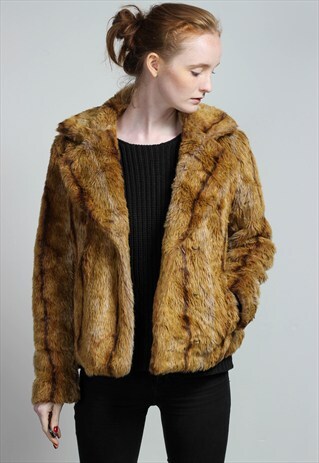 VINTAGE FAUX FUR JACKET