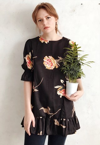 FLORAL MINI DRESS
