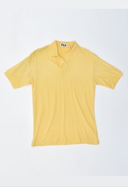 Vintage 90's Fila Polo Shirt Yellow