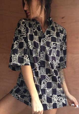 OVERSIZED RETRO 90S 80S VINTAGE UNISEX FESTIVAL SHIRT