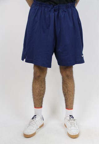VINTAGE NIKE NAVY LIGHT SPORT SHORTS