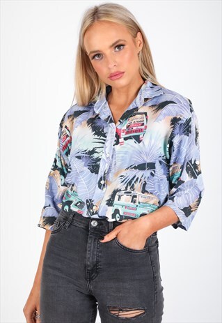 VINTAGE UNBRANDED PATTERN SHIRT S149