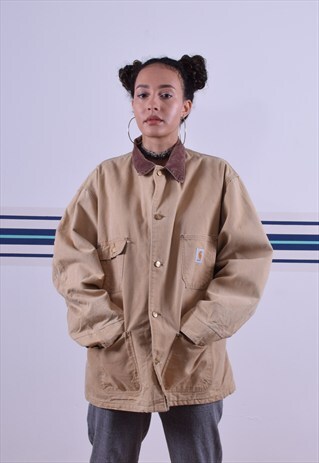TAN CARHARTT WORKMANS JACKET
