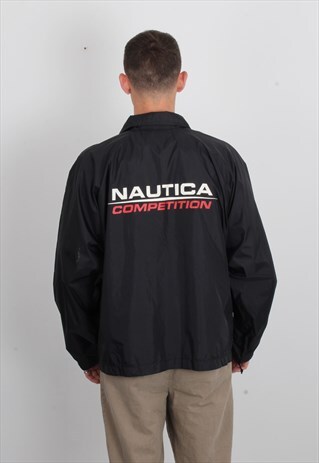 VINTAGE NAUTICA COMPETITION WINDBREAKER JACKET BLACK