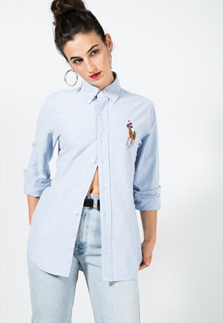VINTAGE 80S POLO RALPH LAUREN SHIRT/ S4495