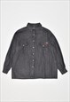 Vintage 90's Denim Shirt Black