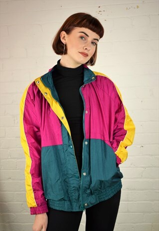 VINTAGE 90'S NYLON SHELL JACKET