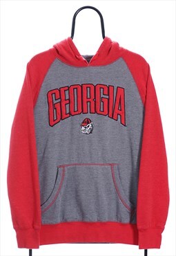 Vintage NCAA Georgia Bulldogs Grey Sport Hoodie Womens