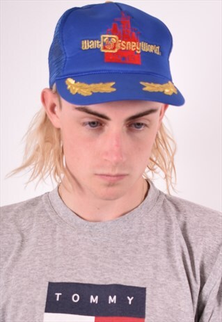 MENS VINTAGE CAP ONE SIZE BLUE 90S