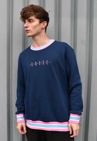G&G UNISEX NAVY P/T CUSTOM SWEAT