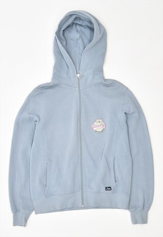 VINTAGE ASICS HOODIE SWEATER BLUE