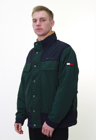 VINTAGE TOMMY HILFIGER FLEECE LINED COAT