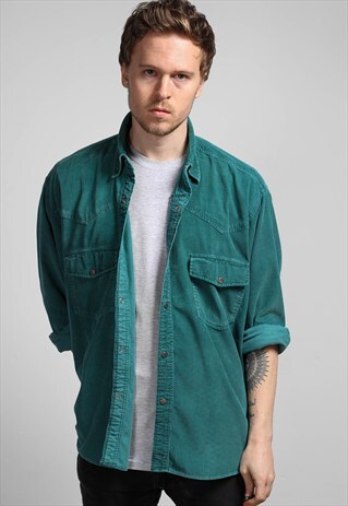 VINTAGE OVERSIZED CORDUROY SHIRT