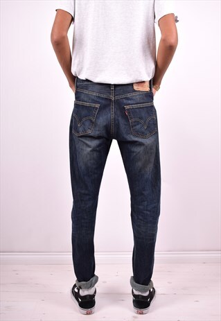 LEVI'S 501 MENS VINTAGE JEANS W32 L34 BLUE 90'S