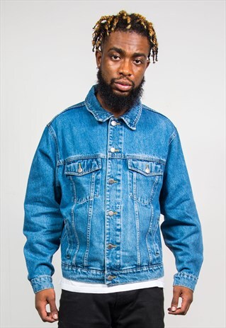 90'S VINTAGE WRANGLER BLUE DENIM JACKET USA